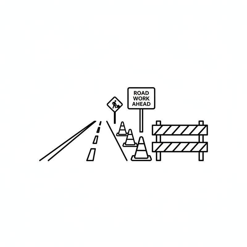 Construction Zone Icon
